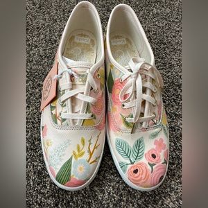 NWT Women’s Rifle Paper Co Keds size 8